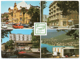 CROATIA - OPATIJA - LIBURNIA HOTELS / OLD CARS / CITROEN DS / FIAT 600 / AUSTIN 1100 / VOLVO - Kroatië