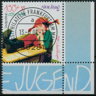 BRD BUND 2001 Nr 2191 Zentrisch Gestempelt ECKE-URE X3CD46E - Used Stamps