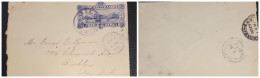 O) 1893 HAWAII - HONOLULU,  VIEW OF HONOLULU  5c,  CIRCULATED POSTAL STATIONERY TO NEW YORK, XF - Hawaï