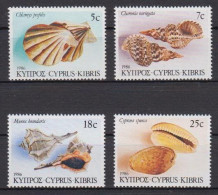 Zypern, Muscheln  657/60 , Xx   (A6.1674) - Unused Stamps