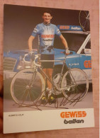 Autographe Alberto Volpi Gewiss Ballan Playbus Format - Radsport