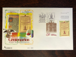 SPAIN FDC COVER 2005 YEAR PHARMACY PHARMACOLOGY HEALTH MEDICINE STAMPS - FDC