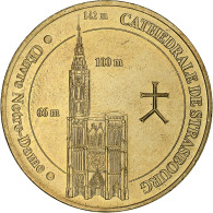 France, Jeton Touristique, Cathédrale De Strasbourg, 2005, MDP, Or Nordique - Altri & Non Classificati