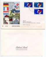 Germany / France / Luxembourg 1997 FDC Joint Issue Stamps - 3rd Saar-Lorraine-Luxembourg Summit - 1991-2000