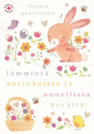 Postal Stationery - Bunny - Hare Picking Flowers - Red Cross 2020 - Suomi Finland - Postage Paid - Ganzsachen