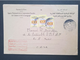 Maroc - Morocco - Marruecos - 2010 - Lettre Avec 3 Vignettes Type 1 - N°6 - Morocco (1956-...)