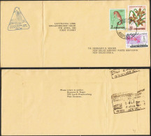 Singapore Cover Mailed To India 1966 With Malaysia Mixed Stamps - Singapore (1959-...)