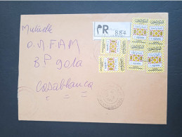 Maroc - Morocco - Marruecos - 2010 - Lettre Avec 6 Vignettes Type 1 - N°13 - Marruecos (1956-...)