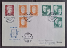 Suède 1971 N°713/15 + N°713b + N°714b   Ob Premier Jour TB - FDC