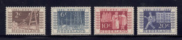 Netherlands 1952 ITEP Stamp Exposition Set Of Four Mint Hinged - Nuovi