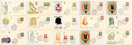 Germany, Berlin 1961-62 15 FDCs Scott 9N176-9N190 Famous Germans - 1961-1970