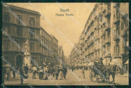 Napoli Città Piazza Poerio Ragozino 21891 Cartolina MX5293 - Napoli (Napels)