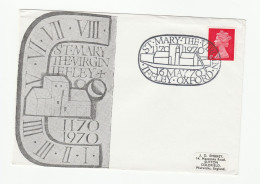 1970 Iffley ST MARY THE VIRGIN Church 800th Anniv EVENT Cover GB Stamps Religion Oxford - Christianity