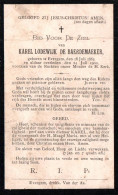 Karel Lodewijk De Baerdemaeker (1865-1900) - Devotieprenten