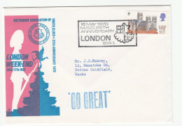 1970 RELIGION Methodist YOUTH LONDON WEEKEND 25th Anniv 'GO GREAT ' EVENT Cover Illus SOLDIER, EROS  Gb Church Stamps - Christendom