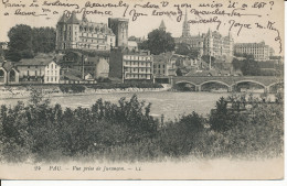 PC38444 Pau. Vue Prise De Jurancon. Levy Fils. No 24. B. Hopkins - Monde