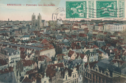 PC42489 Bruxelles. Panorama Vers Ste Gudule. 1912. B. Hopkins - Monde