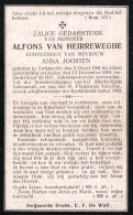 Alfons Van Heirreweghe (1861-1909) - Devotieprenten