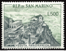 Veduta 1958 L. 500 Grigio E Verde Ottimo, Ben Centrato - Unused Stamps