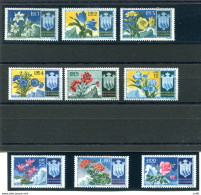 Fiori 1953 Serie Completa Molto Fresca, Ben Centrata - Unused Stamps