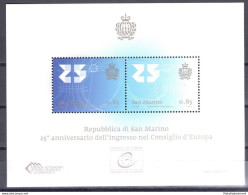 2013 San Marino Foglietto Consiglio D'Europa BF N° 130 MNH** - Blocks & Sheetlets