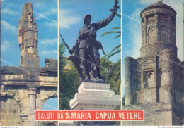 Aa344 Cartolina  Saluti Da S.maria Capua Vetere Provincia Di Caserta - Caserta