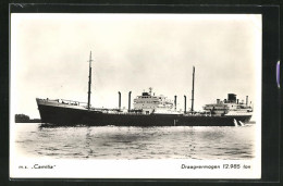 AK Handelsschiff M. S. Camitia Vor Der Küste  - Commercio