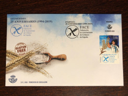 SPAIN FDC COVER 2020 YEAR CELIAC DISEASE HEALTH MEDICINE STAMPS - FDC