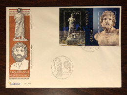 SPAIN FDC COVER 2007 YEAR ASCLEPIOS HISTORY OF MEDICINE HEALTH MEDICINE STAMPS - FDC