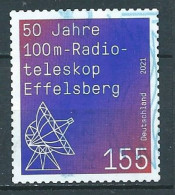 ALLEMAGNE ALEMANIA GERMANY DEUTSCHLAND BUND 2021 50TH ANNIV EFFELSBERG RADIO TELESCOPE USED MI 3622 YT 3996 - Gebraucht