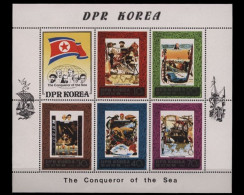 Korea - Nord, Michel Nr. 1985-1989 KB, Postfrisch/MNH - Corea Del Norte