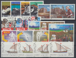 Malta, MiNr. 655-672, Jahrgang 1982, Postfrisch - Malta