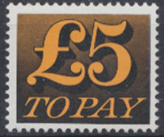 Großbritannien Portomarke, Michel Nr. 86, Postfrisch / MNH - Tasse