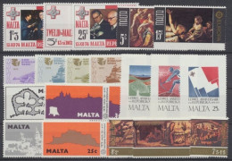 Malta, MiNr. 505-523, Jahrgang 1975, Postfrisch - Malta