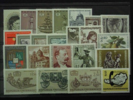 Österreich, MiNr. 1381-1409, Jahrgang 1972, Postfrisch - Volledige Jaargang