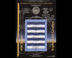 BRD, Numisblatt 2/2009, 400 Jahre Keplersche Gesetze - Autres & Non Classés