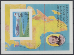 Sao Tome + Principe, Flugzeuge, MiNr. Block 35 B, Postfrisch - Sao Tome And Principe