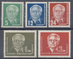 DDR, MiNr. 322-326, Postfrisch - Nuevos