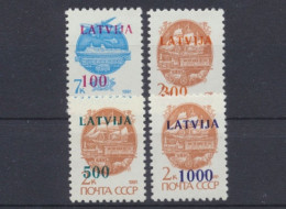 Lettland, MiNr. 313-316, Postfrisch - Letland