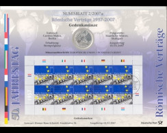 BRD, Numisblatt 2/2007, Römische Verträge 1957-2007 - Autres & Non Classés