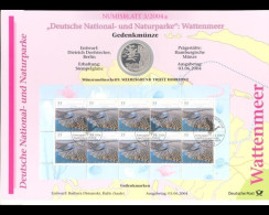 BRD, Numisblatt 3/2004, National- Und Naturparke: Wattenmeer - Sonstige & Ohne Zuordnung