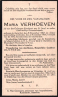 Maria Verhoeven (1867-1939) - Devotieprenten