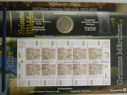 BRD, Numisblatt 3/2012. 200 Jahre Grimms Märchen - Altri & Non Classificati