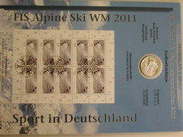 BRD, Numisblatt 6/2010, FIS Alpin Ski WM - Otros & Sin Clasificación