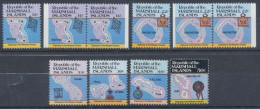 Marshall-Inseln, Michel Nr. 40-45 A/D, Postfrisch / MNH - Islas Marshall