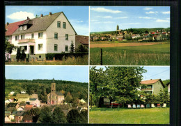 Waldbrunn-Ellar, Ortsansicht Und Pension Am Tannenwald" A. Jost - Autres & Non Classés