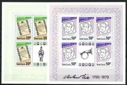 St. Lucia, MiNr. 467-470 Kleinbögen, Postfrisch - St.Lucia (1979-...)