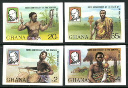 Ghana, MiNr. 813-816 B, Postfrisch - Ghana (1957-...)