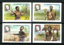 Ghana, MiNr. 813-816 A, Postfrisch - Ghana (1957-...)