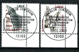 Deutschland (BRD), MiNr. 2313-2314, Eckränder Rechts Unten, Gestempelt - Used Stamps